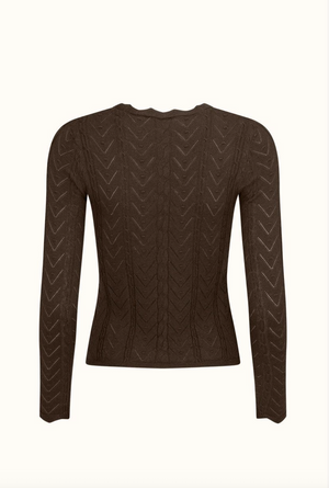 Spell Lou Lou Knit Top - Cacao