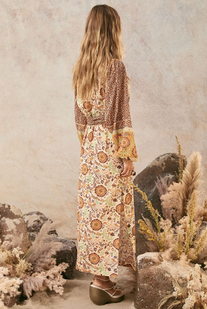 Spell Sannah Boho Maxi Dress - Golden Ochre