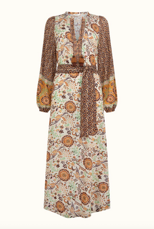 Spell Sannah Boho Maxi Dress - Golden Ochre
