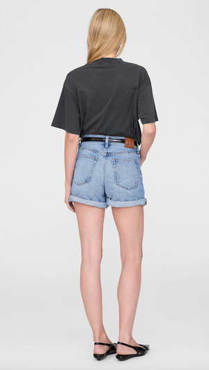 Anine Bing Ashton Tee Concert - Washed Black