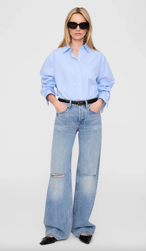 Anine Bing Essie Shirt - Blue