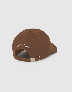 Anine Bing Jeremy Baseball Cap - Dark Camel