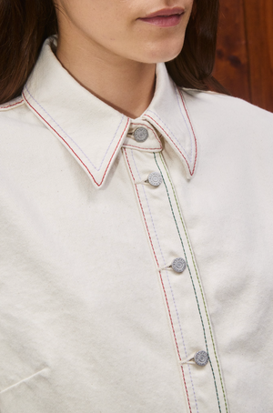 Alemais Norma Denim Mini Dress - PRESALE