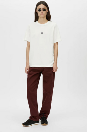 Camilla and Marc Lyra Logo Tee - Soft White