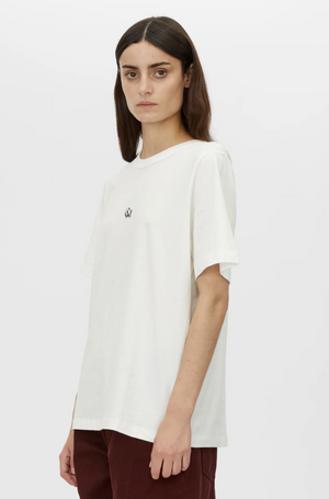Camilla and Marc Lyra Logo Tee - Soft White