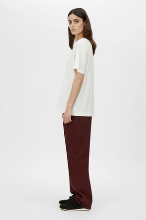 Camilla and Marc Lyra Logo Tee - Soft White
