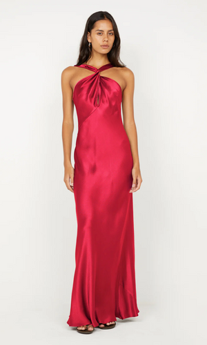 Bec and Bridge Elisia Twist Maxi Dress - Strawberry