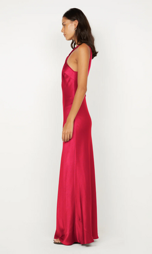 Bec and Bridge Elisia Twist Maxi Dress - Strawberry