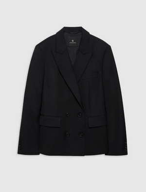 Anine Bing Evelyn Blazer - Black