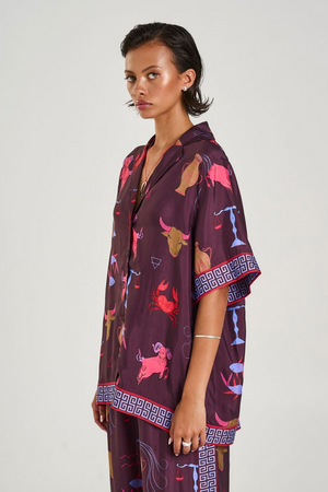 Summi Summi Button Up Shirt - Zodiac Zod
