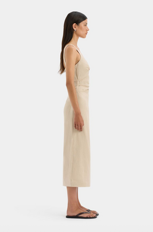 SIR. Moretti Midi Dress - Natural