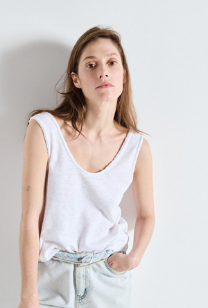 American Vintage Tank Top Sonoma - White