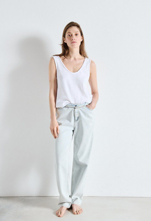 American Vintage Tank Top Sonoma - White