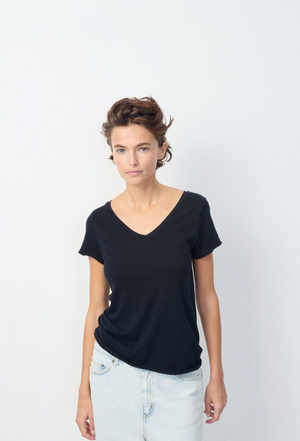 American Vintage T-Shirt Sonoma - Black