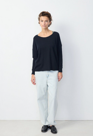 American Vintage L/S T-Shirt Sonoma - Black
