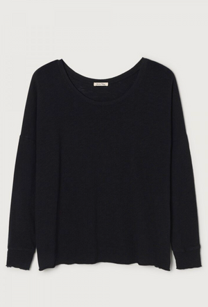 American Vintage L/S T-Shirt Sonoma - Black