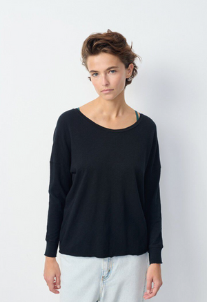 American Vintage L/S T-Shirt Sonoma - Black