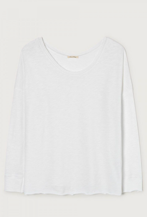 American Vintage L/S T-Shirt Sonoma - White