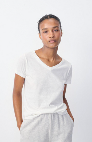 American Vintage T-Shirt Gamipy - White