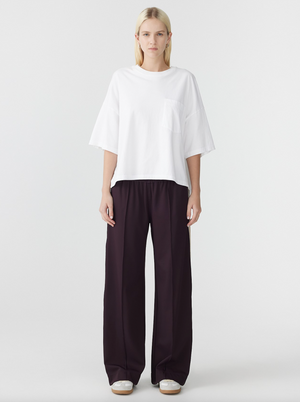 Bassike Boxy Pocket Detail S/S T.Shirt - White