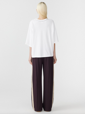 Bassike Boxy Pocket Detail S/S T.Shirt - White
