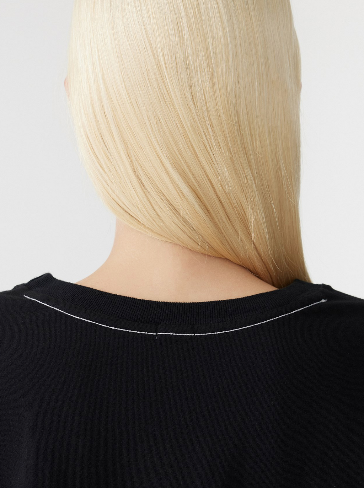 Bassike Boxy Pocket Detail S/S T.Shirt - Black