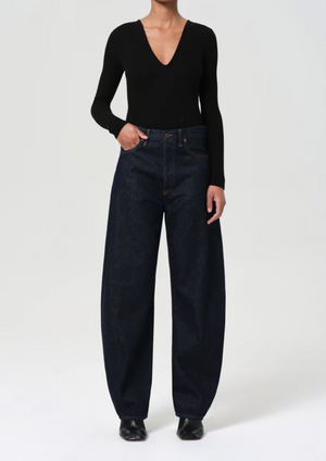 Agolde Luna High Rise Pieced Taper - Rinse
