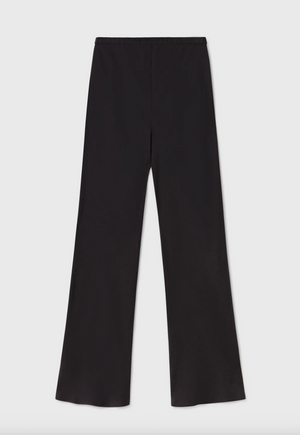 Silk Laundry Bias Cut Pants - Coral Jacquard