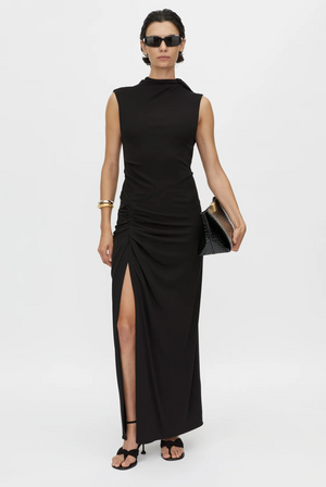Camilla and Marc Paloma Draped Sleeve Dress - Black