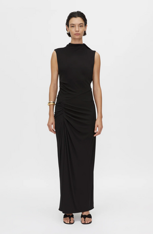 Camilla and Marc Paloma Draped Sleeve Dress - Black