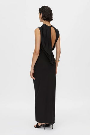 Camilla and Marc Paloma Draped Sleeve Dress - Black