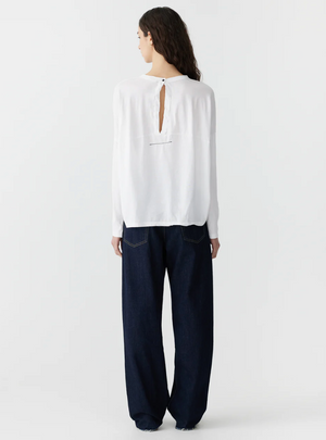 Bassike Circle T.Shirt - White