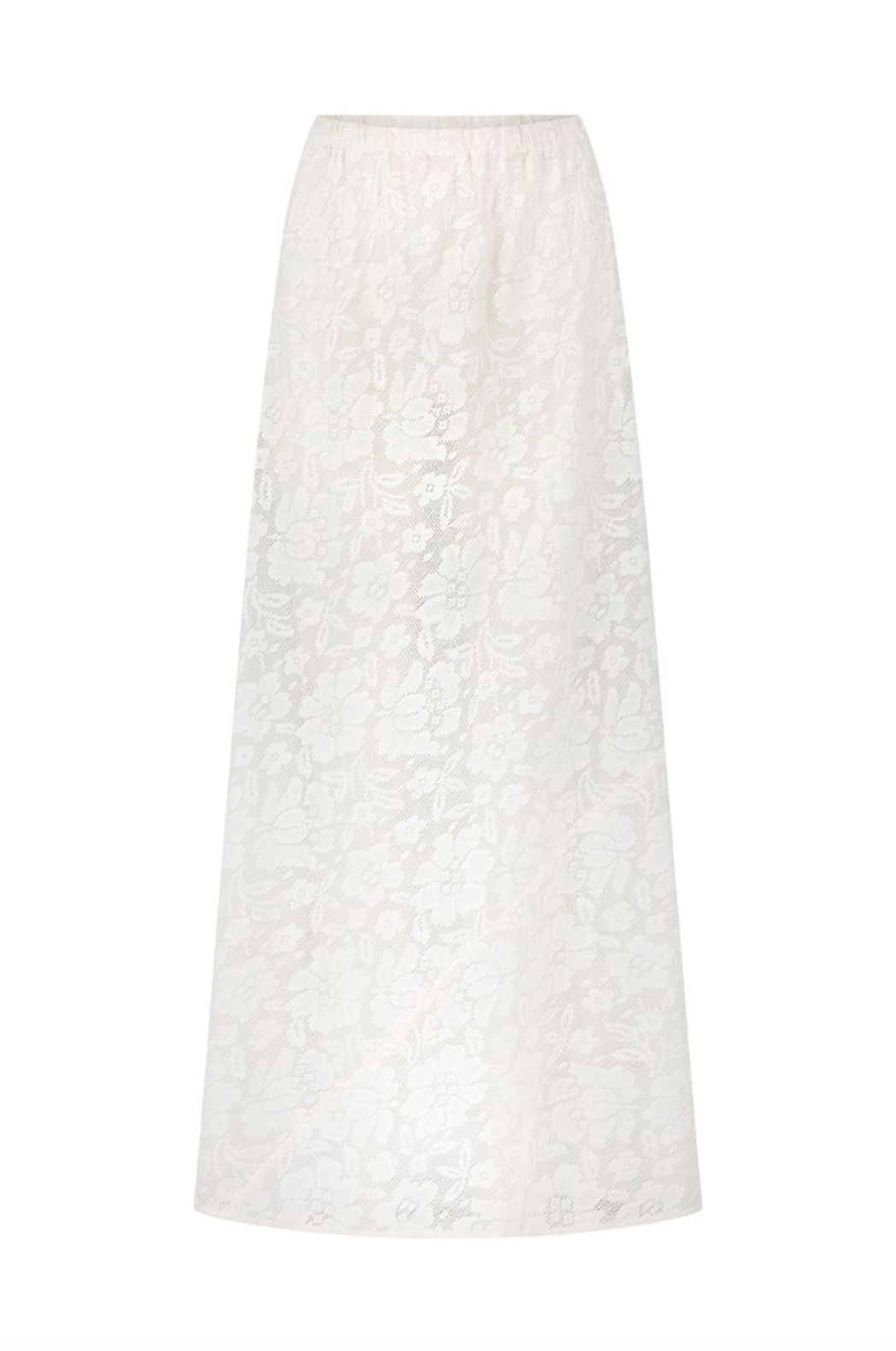 Spell Free Love Lace Bias Skirt - Vintage Cream