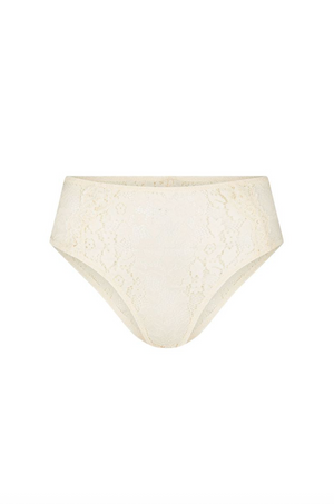 Spell Free Love Lace High Waisted Brief - Vintage Cream