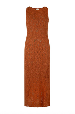 Spell Rhodes Knit Maxi Dress - Cinnamon