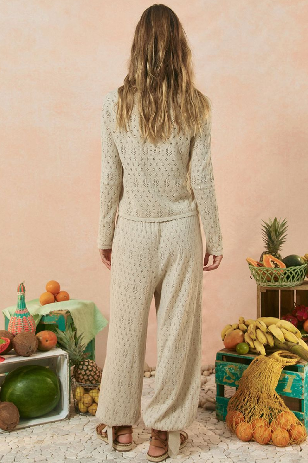 Spell Rhodes Knit Harem Pant - Sand