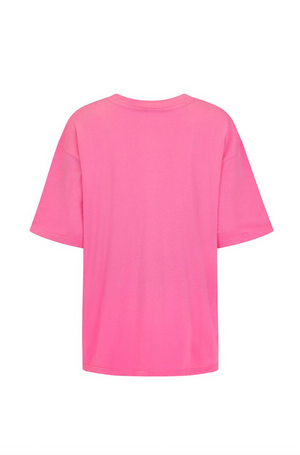 Spell Marina Piccola Oversized Biker Tee - Cosmos Pink