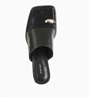 Alais Mae Alma - Black Oily Leather