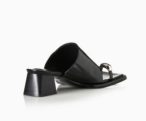 Alais Mae Alma - Black Oily Leather