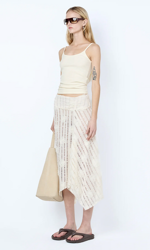 Bec and Bridge Amelie Midi Skirt - Ivory