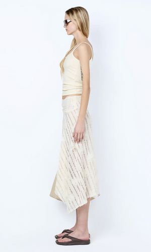 Bec and Bridge Amelie Midi Skirt - Ivory
