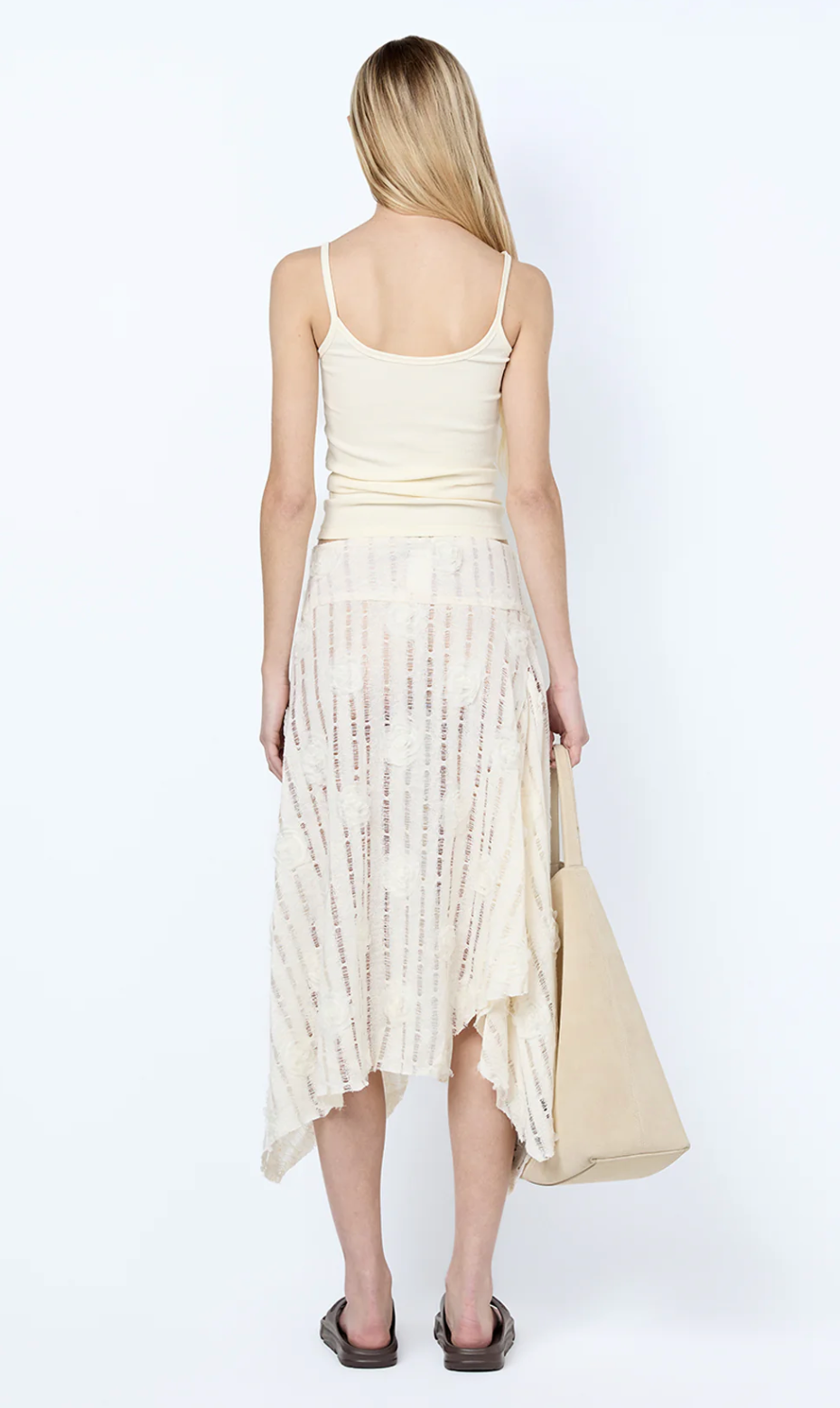 Bec and Bridge Amelie Midi Skirt - Ivory
