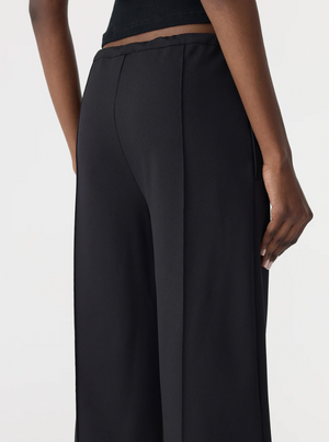 Bassike Refined Pinstitch Capri Pant - Black