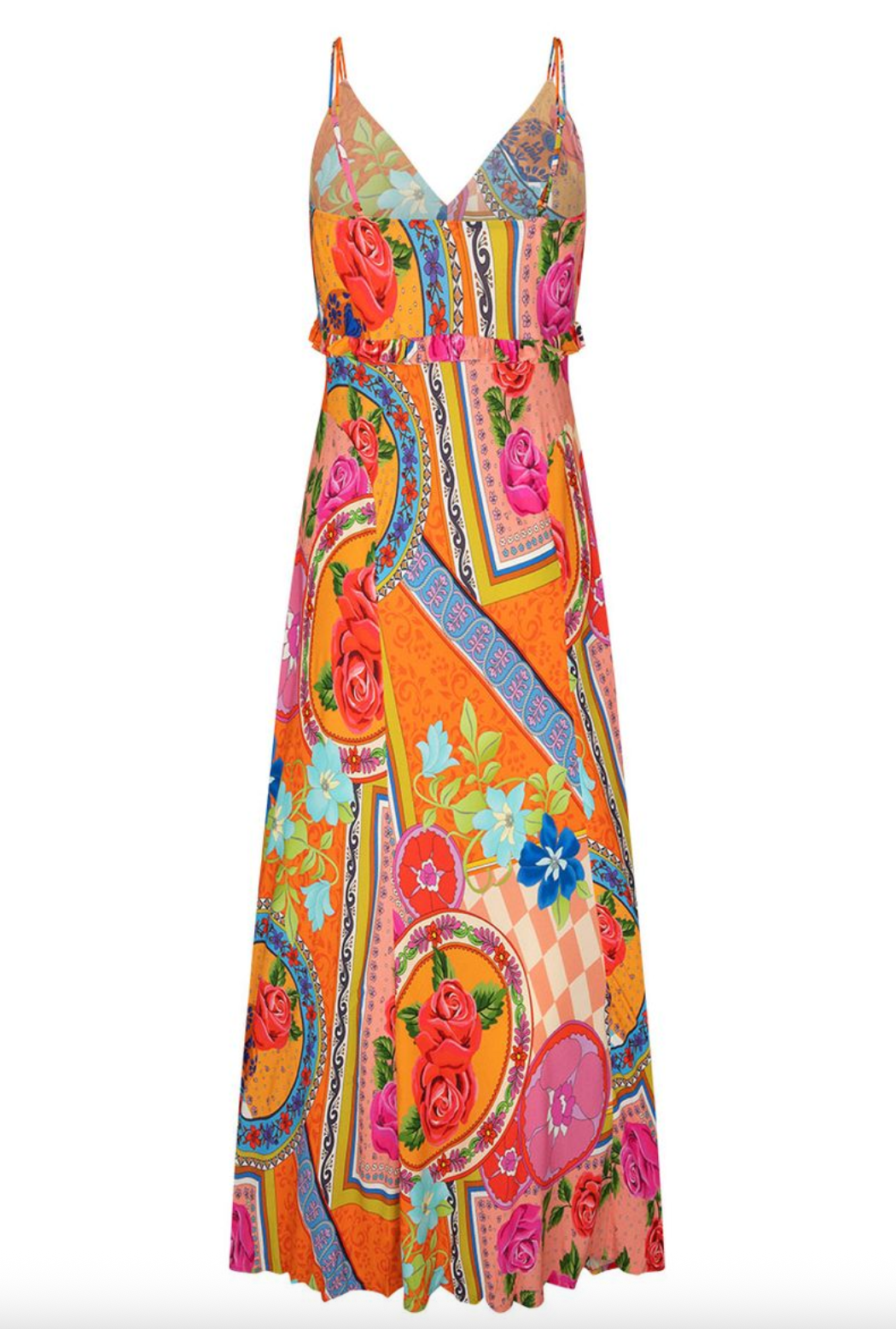 Spell Aphrodite Bias Maxi Dress - Rose