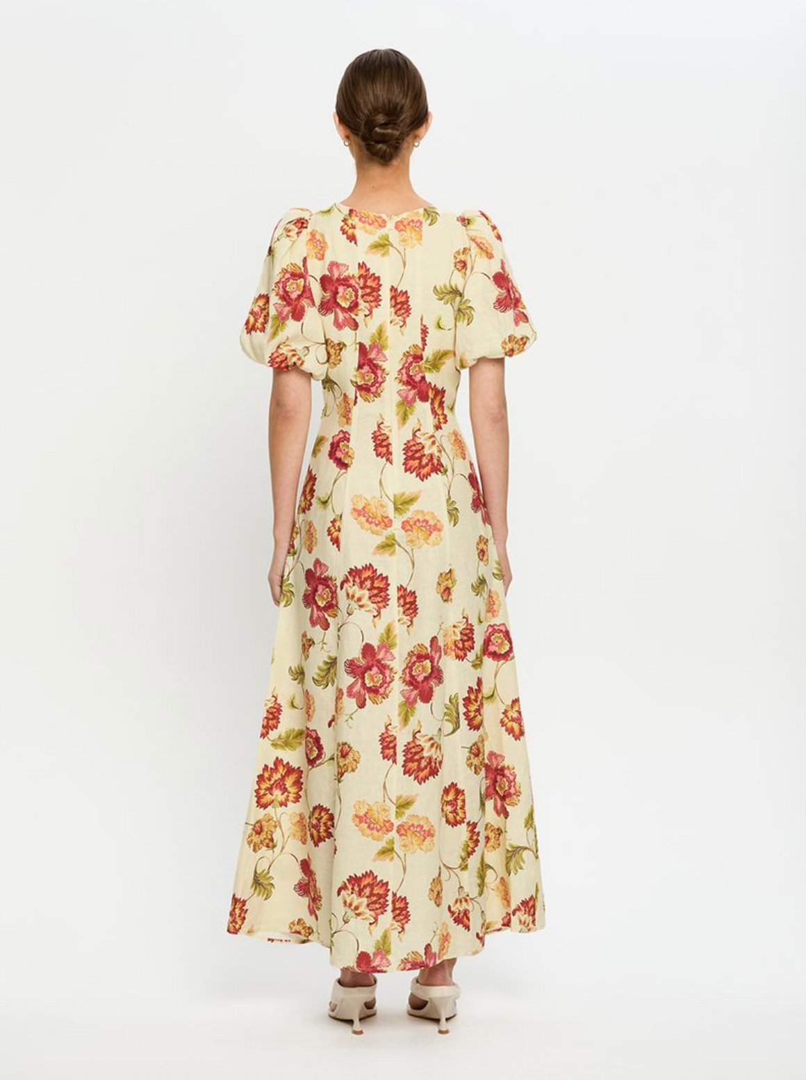 Kivari Odessa Maxi Dress - Butter/Red