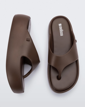Melissa Free Platform Thong - Bronze