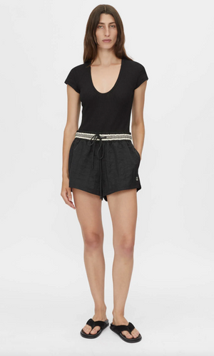 Camilla and Marc Mimas Monogram Short - Black