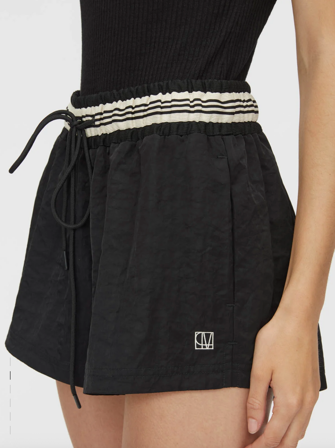 Camilla and Marc Mimas Monogram Short - Black