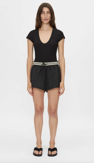 Camilla and Marc Mimas Monogram Short - Black