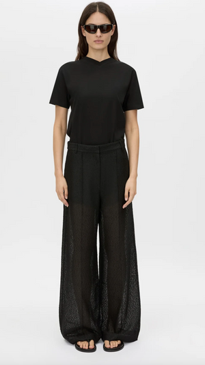 Camilla and Marc Triton V Neck Tee - Black
